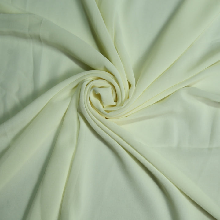 Chiffon Georgette Scarf - Baby White