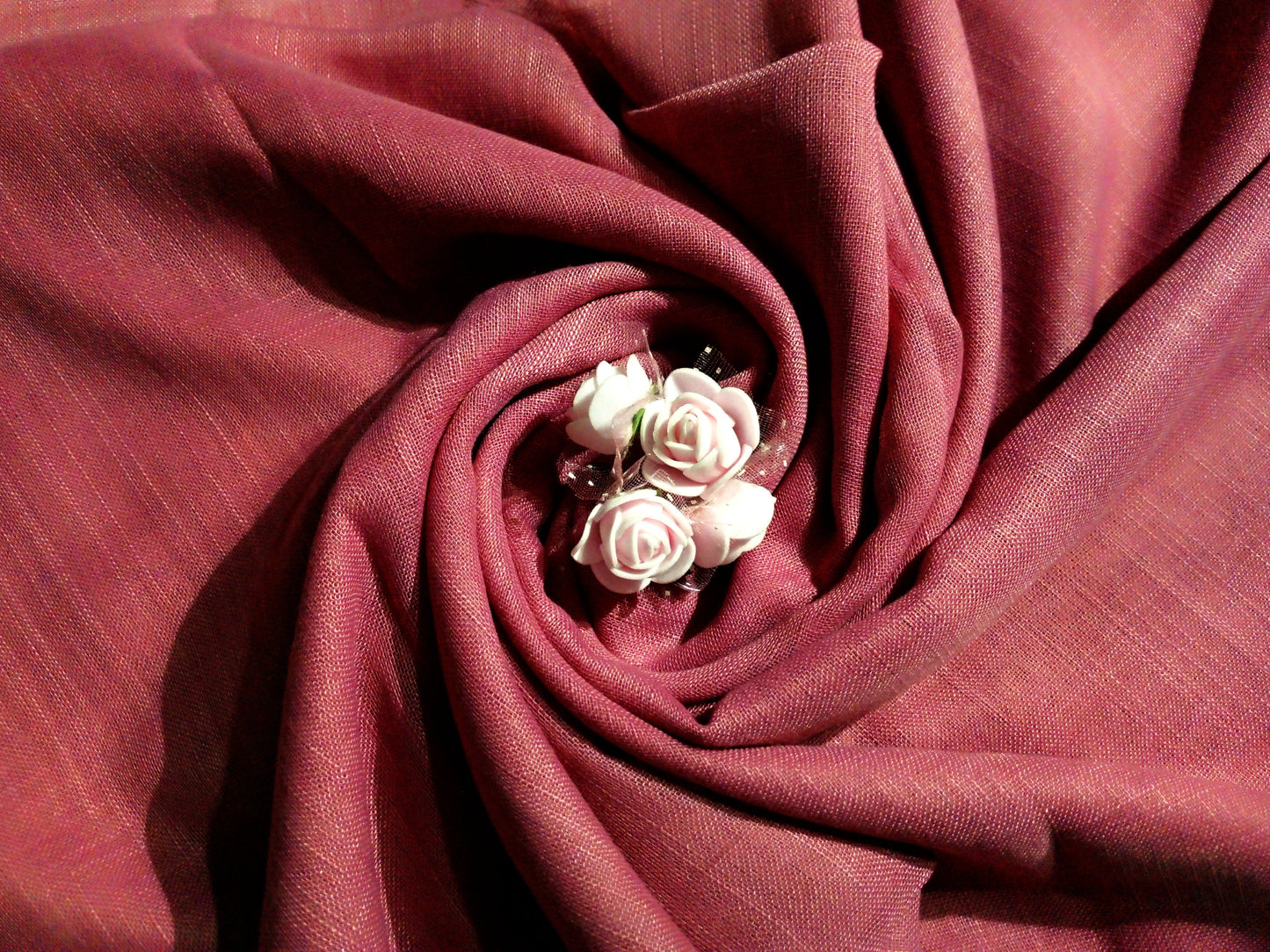 Turkish Lawn Scarf - Hopbush Purple