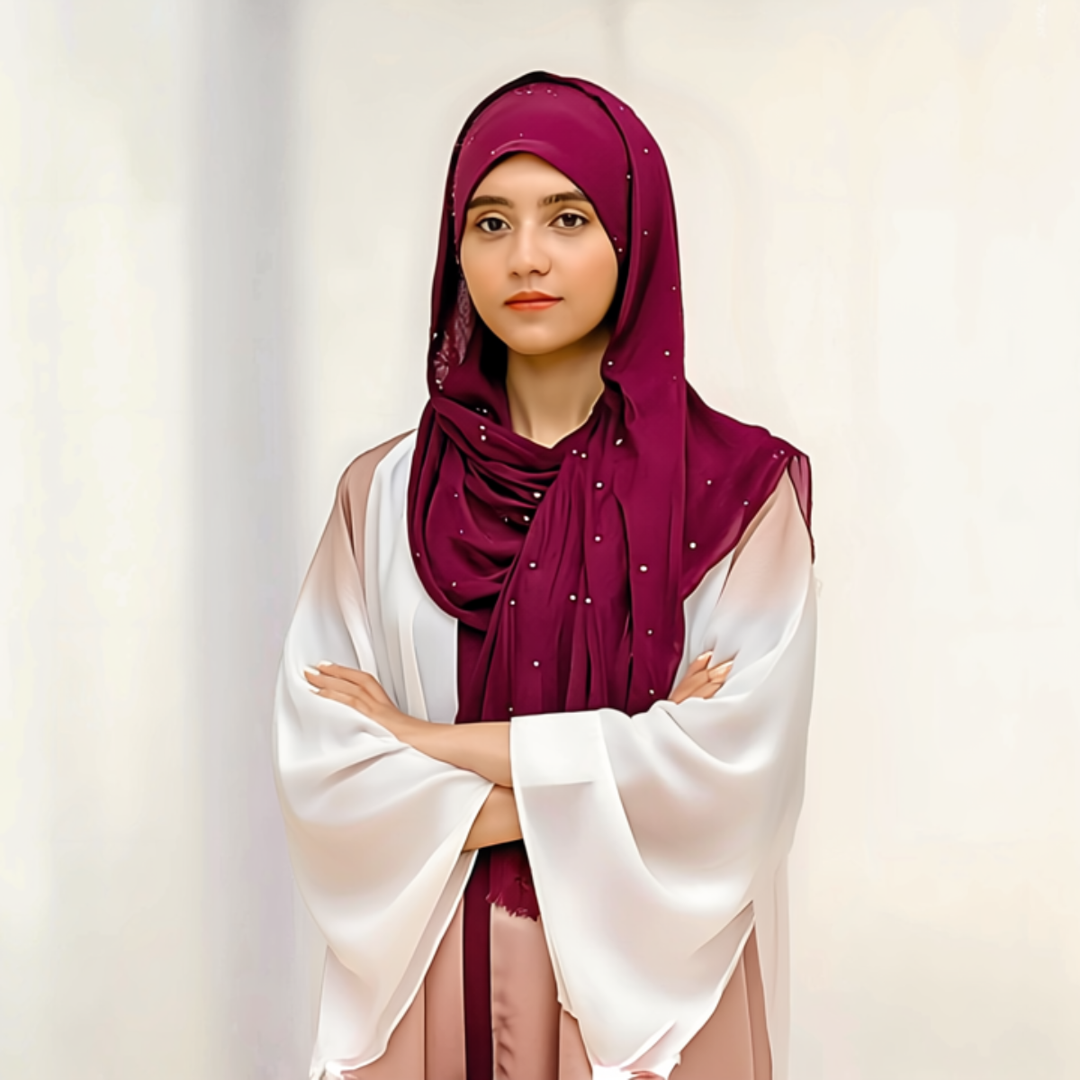 Gradient Tie & Dye Abaya