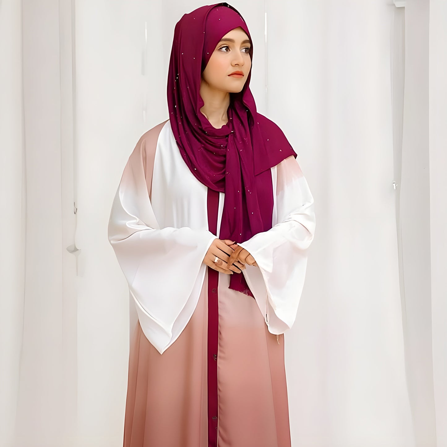 Gradient Tie & Dye Abaya