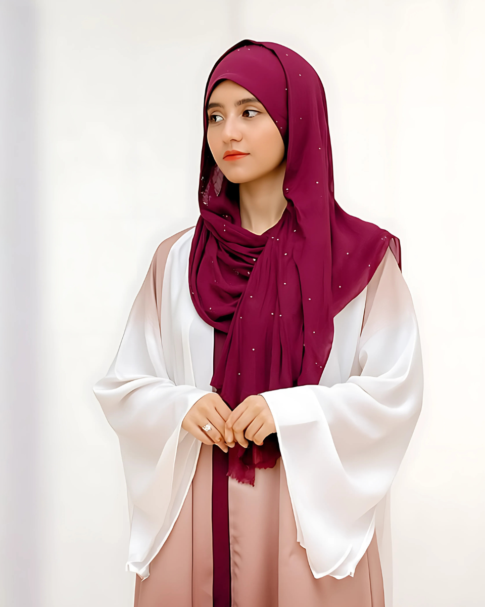 Gradient Tie & Dye Abaya