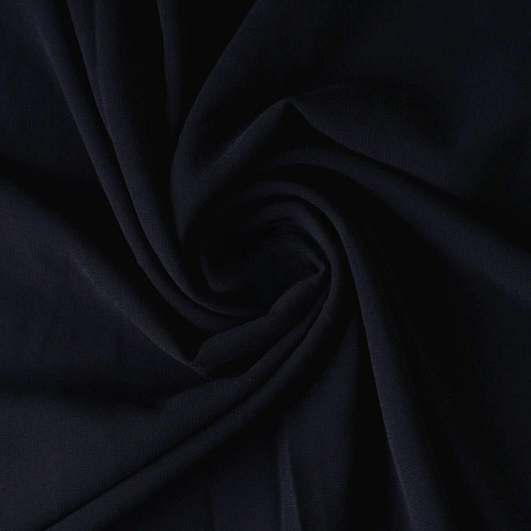 Chiffon Georgette Scarf - Black