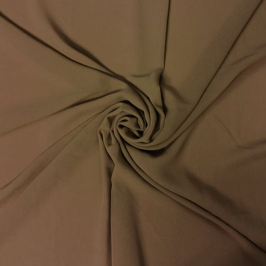 Chiffon Georgette Scarf - Camel Brown