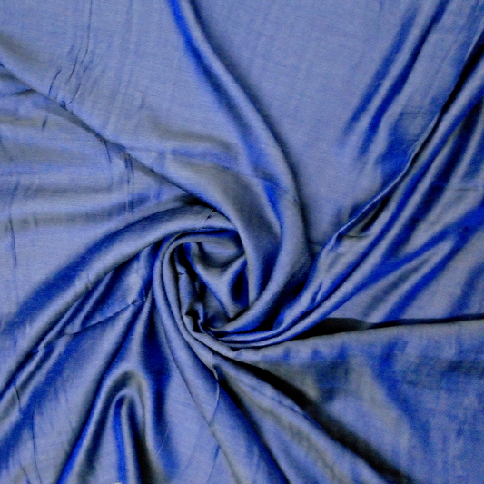 Dual Tone Silk Scarf - Savoy Blue