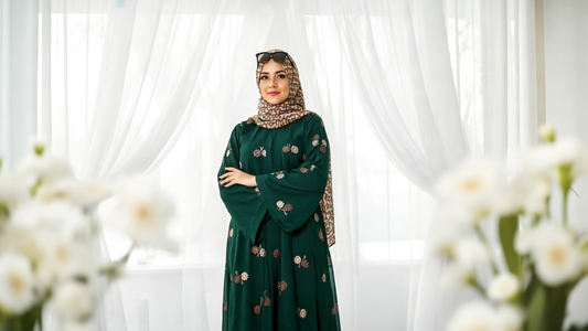 Zoom Nida Embroidery Abaya – Elegant | Premium | Modest