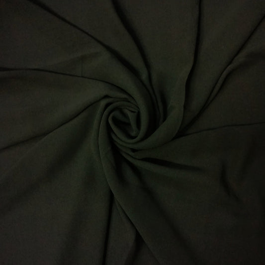Chiffon Georgette Scarf - Dark Moss Green