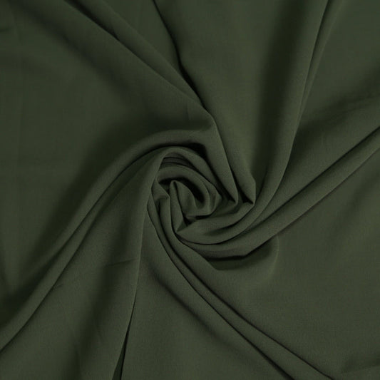 Chiffon Georgette Scarf - Moss Green