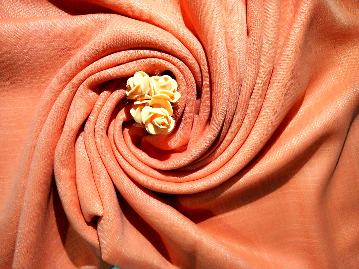 Turkish Lawn Scarf - Peach