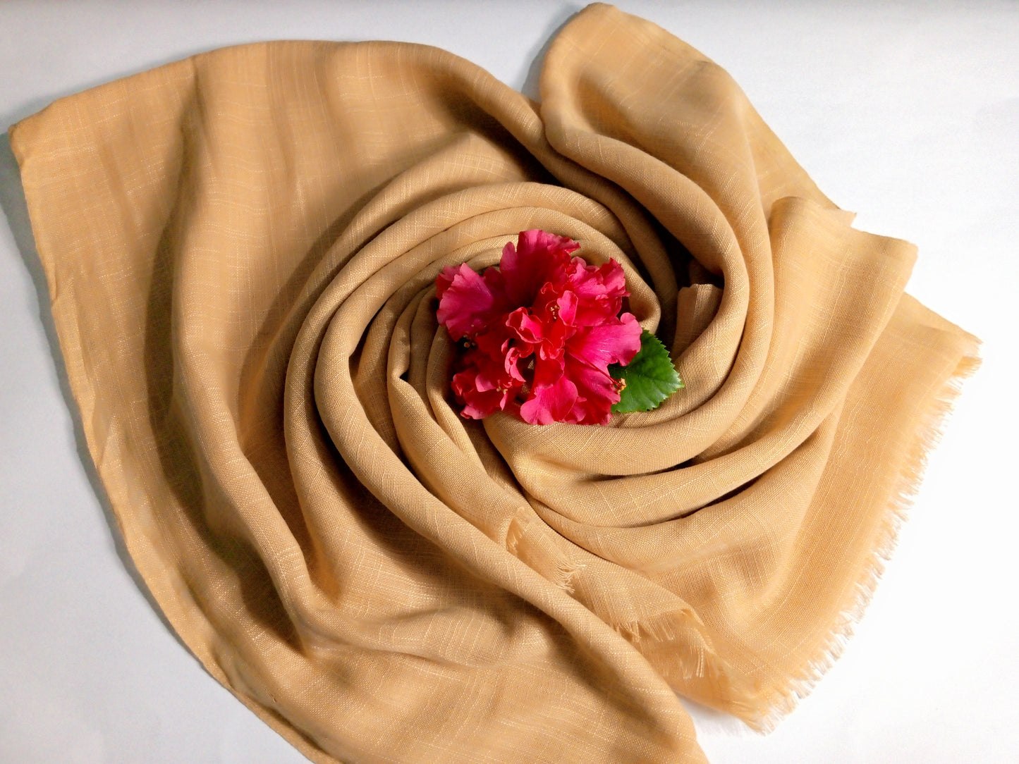 Turkish Lawn Scarf - Butterscotch