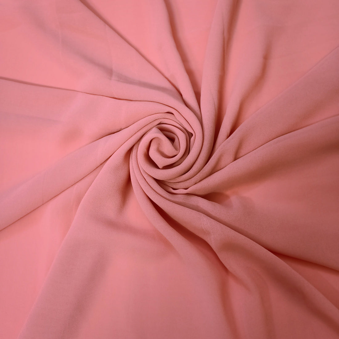Chiffon Georgette Scarf - Light Coral Pink