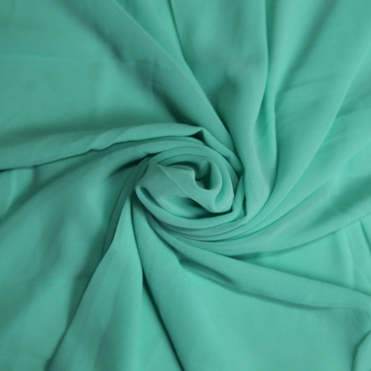 Chiffon Georgette Scarf - Jungle Green