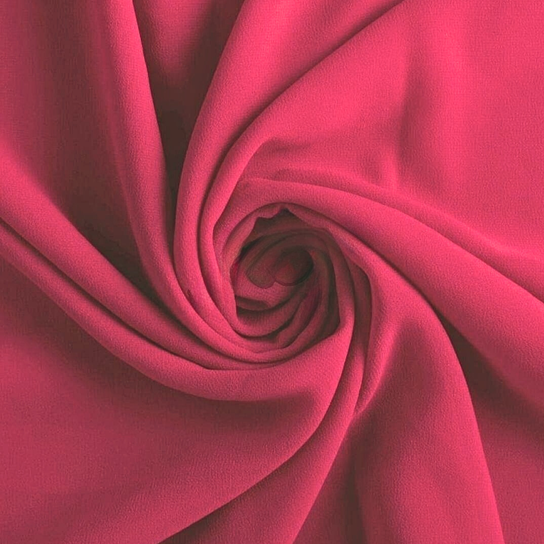 Chiffon Georgette Scarf - Cardinal Pink