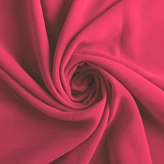 Chiffon Georgette Scarf - Cardinal Pink